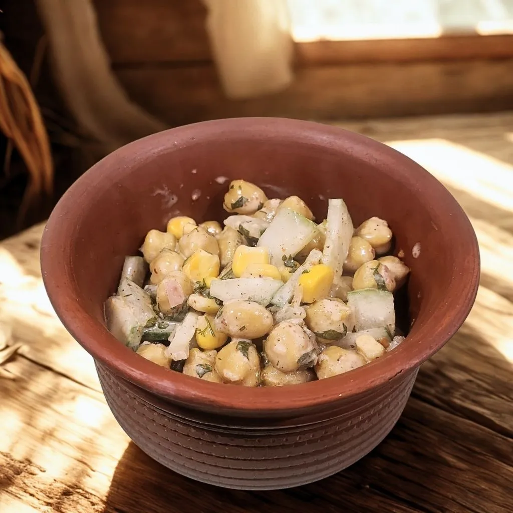 Chickpea Chat Salad salad