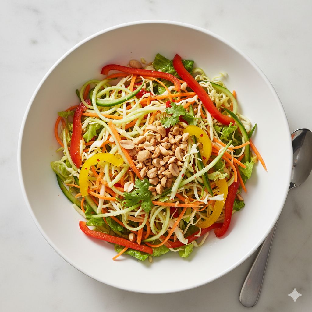 Sweet Chilli Zoodle Bowl salad